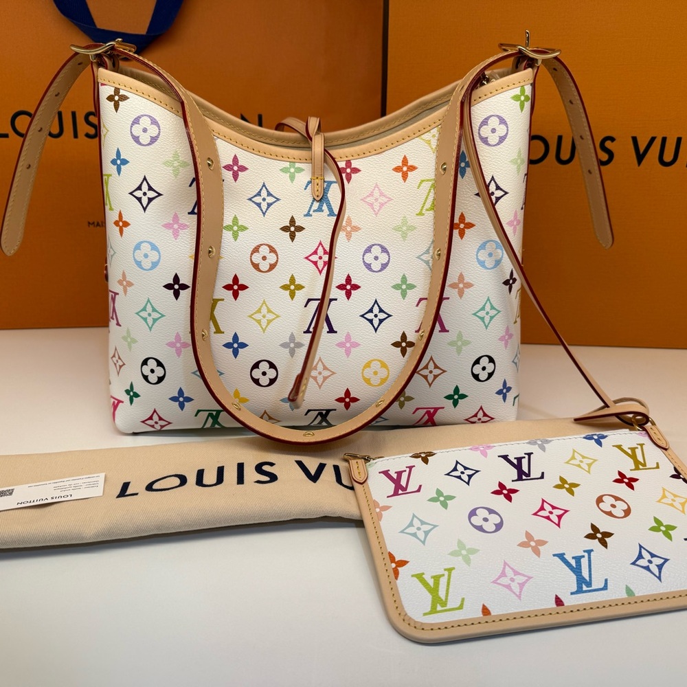 New Louis Vuitton LV x TM Murakami Carry All PM M13661 100% Authentic - Picture 2 of 11
